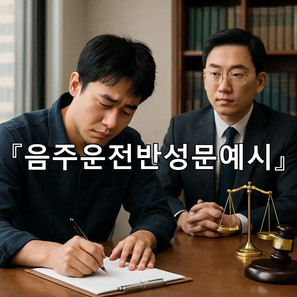 legal image 음주운전반성문예시 8988