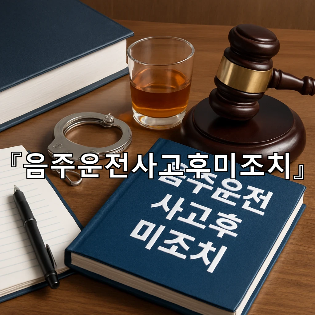 음주운전사고후미조치 뒤 흐트러진 일정표를 다시 세우는 순서