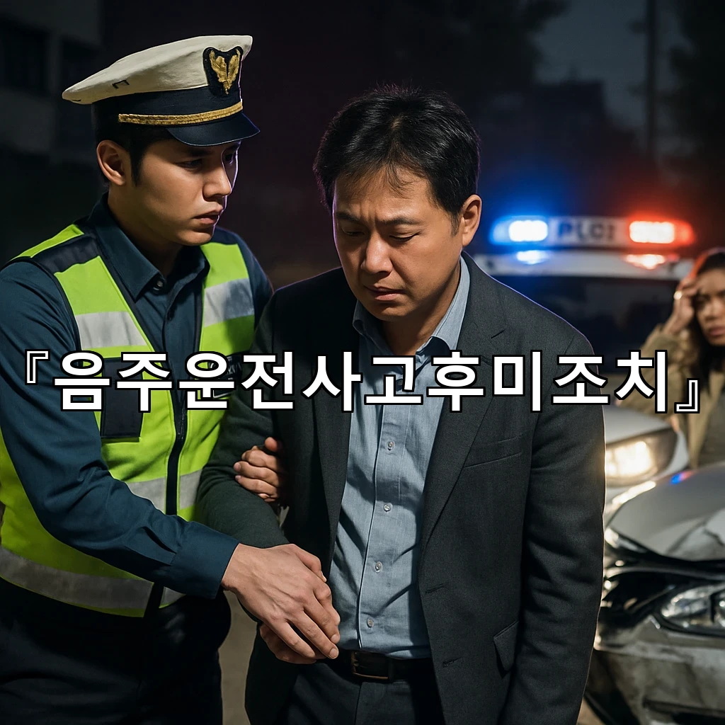 음주운전사고후미조치 다음 장면에서 필요한 침착한 확인의 흐름