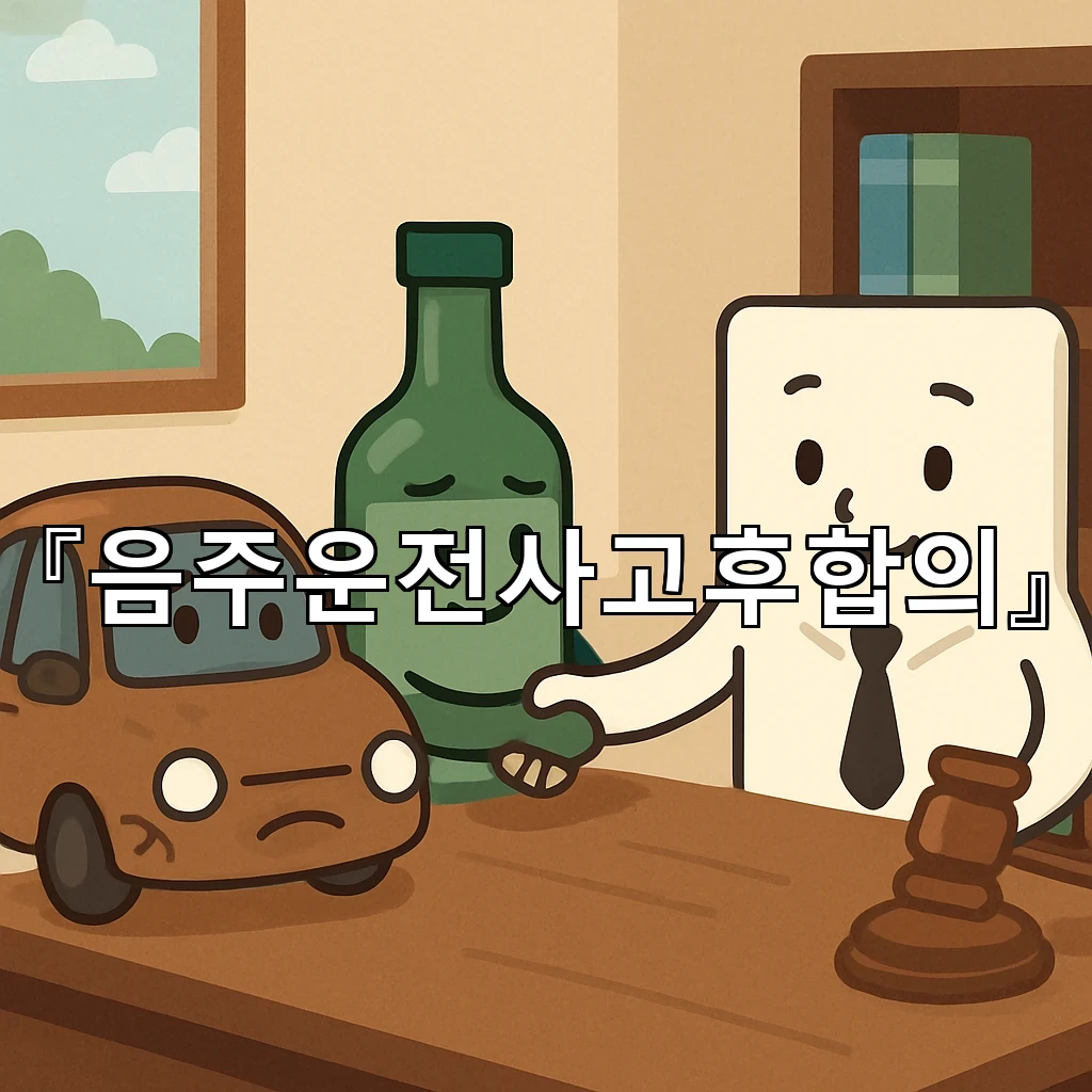 음주운전사고후합의 기록을 정리하며 다음 말을 고르는 실제 감각