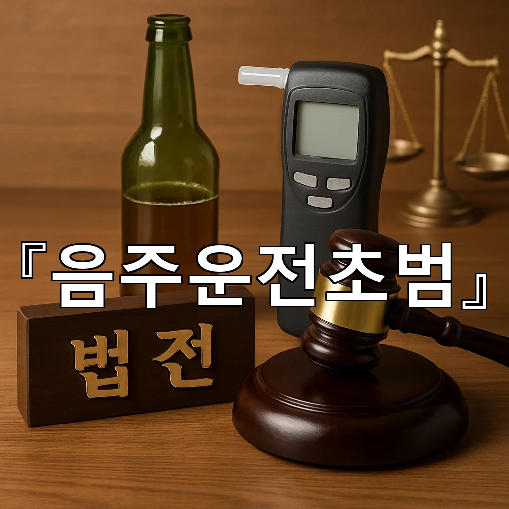 음주운전초범 처음 마주한 상황에서 놓치기 쉬운 판단 기준들