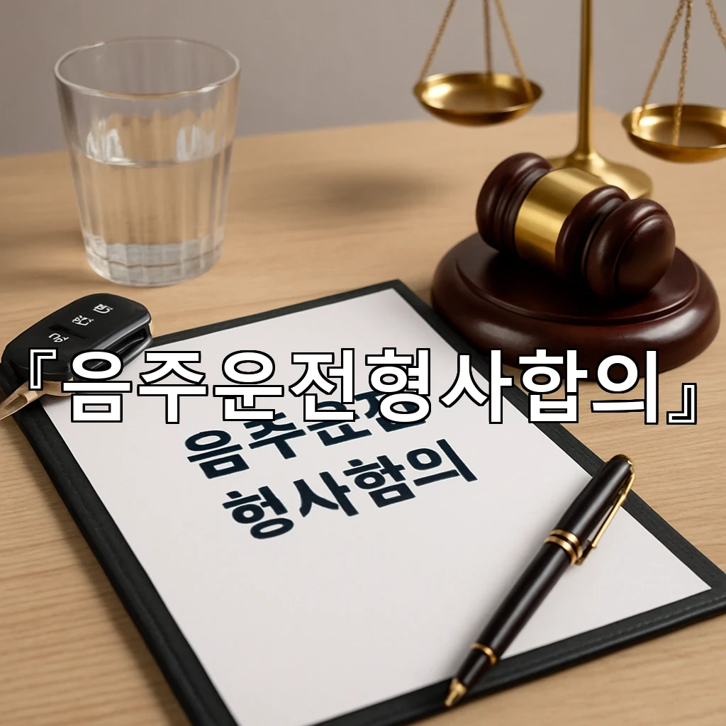 음주운전형사합의 조서 읽기 전에 알아두면 좋은 확인의 흐름