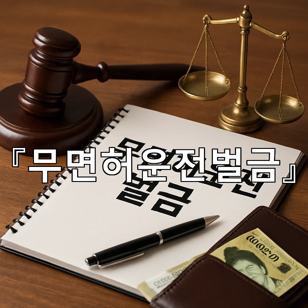 무면허운전벌금 예상표가 흔들릴 때 달라지는 계산의 감각