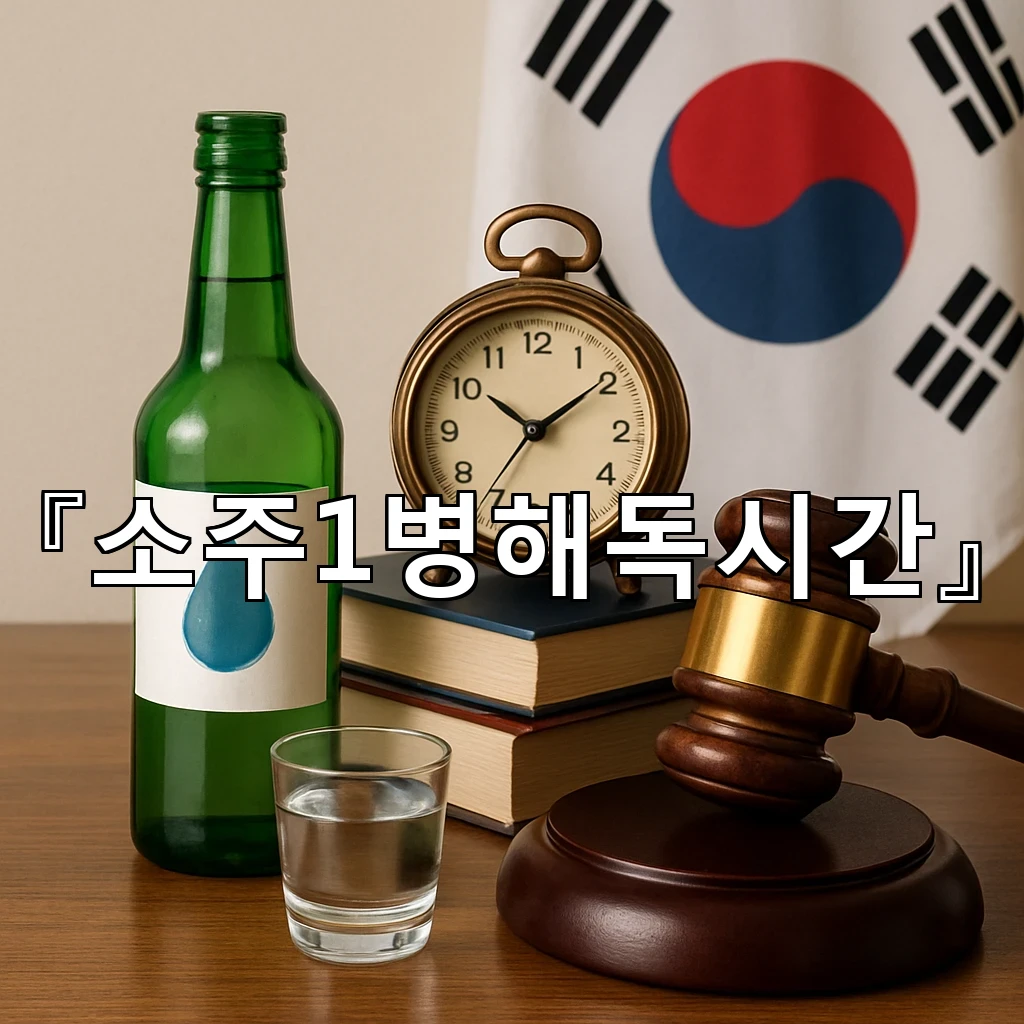 소주1병해독시간 다음 날 움직임을 부드럽게 만드는 준비와 리듬