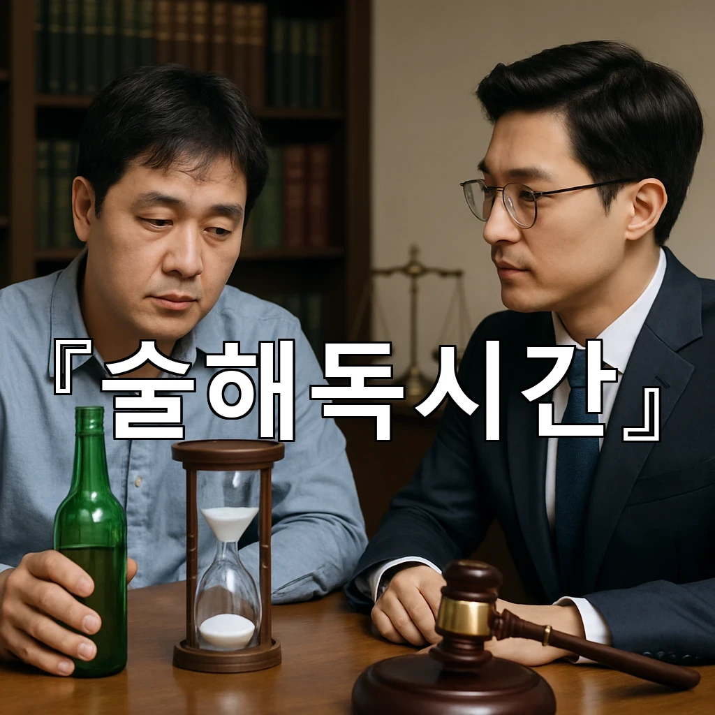 술해독시간 저녁 자리 이후 물과 식사가 맞닿는 순간의 기준점