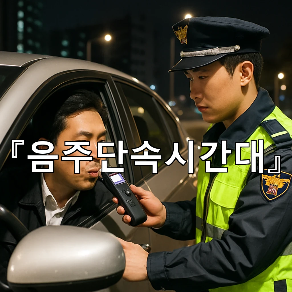음주단속시간대 도로 위 정차 신호를 마주한 순간의 대비법 정리
