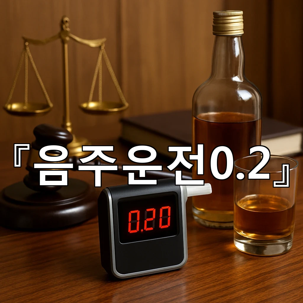 음주운전0.2 비어 있던 시간에 스며든 긴장과 책임의 무게