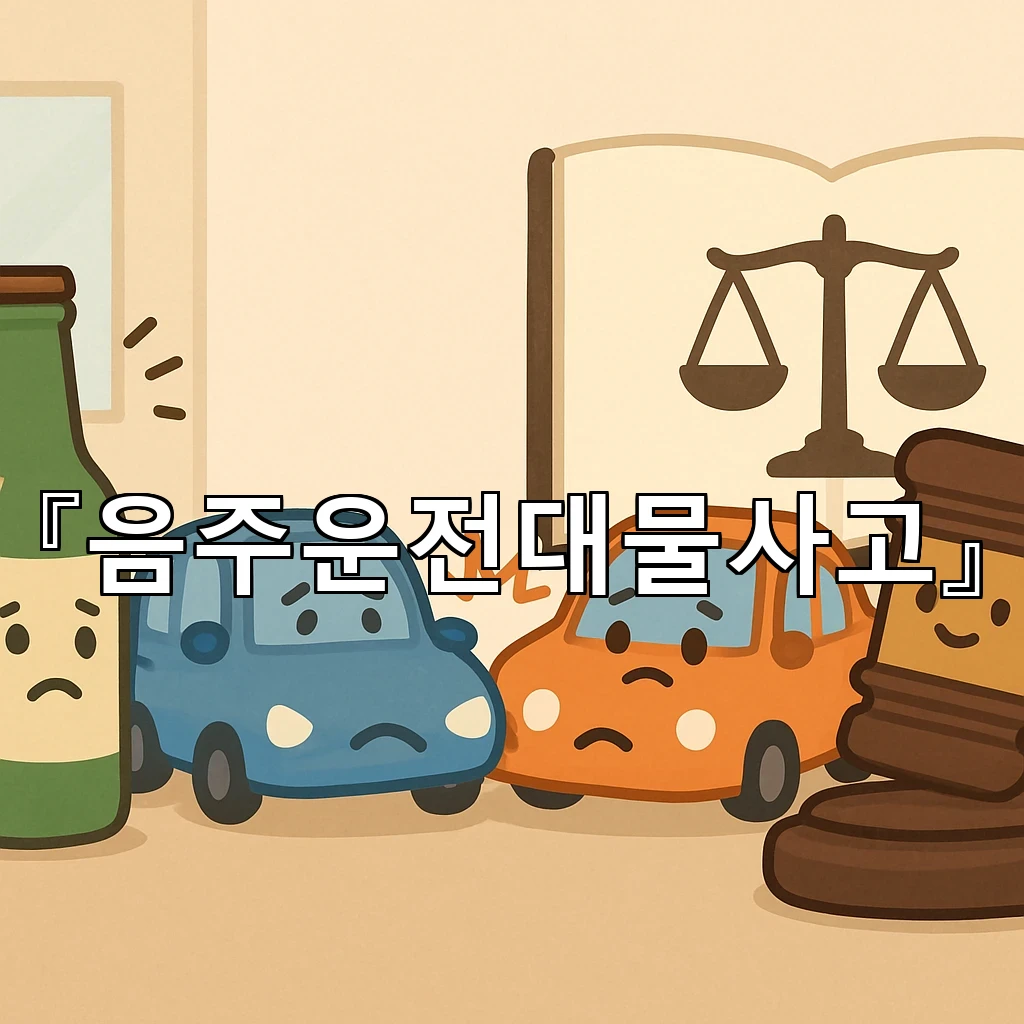음주운전대물사고 이후 수리비 협의에서 헷갈리지 않는 정리법