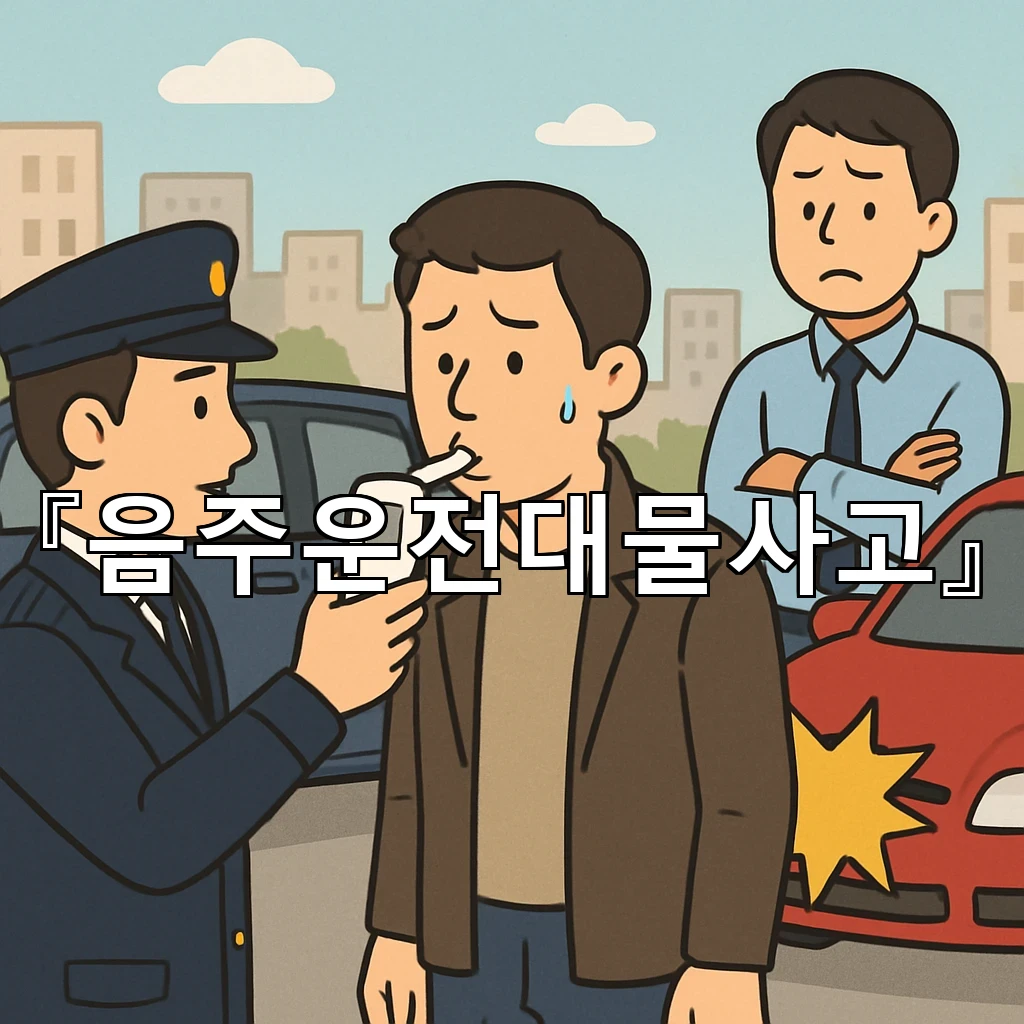 음주운전대물사고 처음 마주한 날 마음을 다잡는 짧은 기준