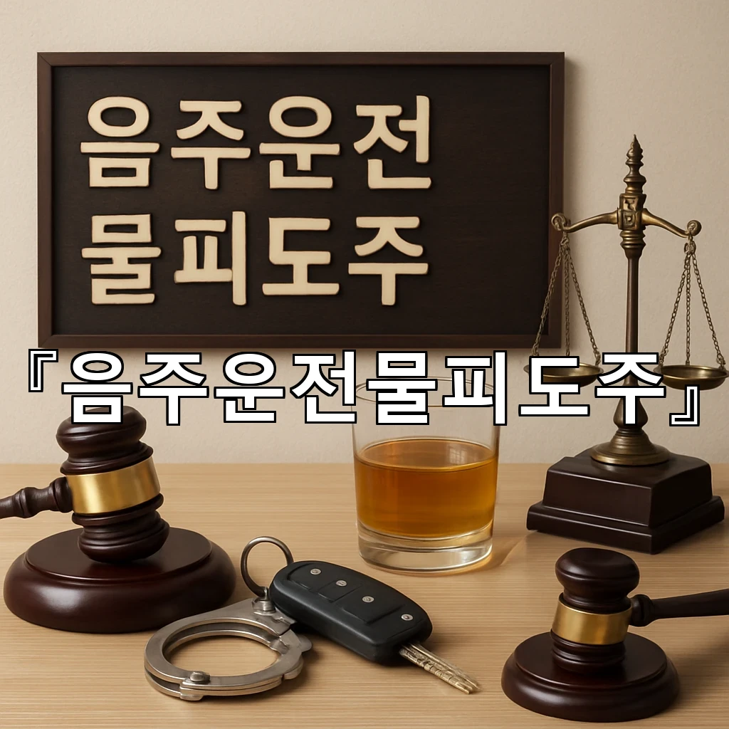 음주운전물피도주 이후 적어두면 좋은 시간대별 메모의 기준