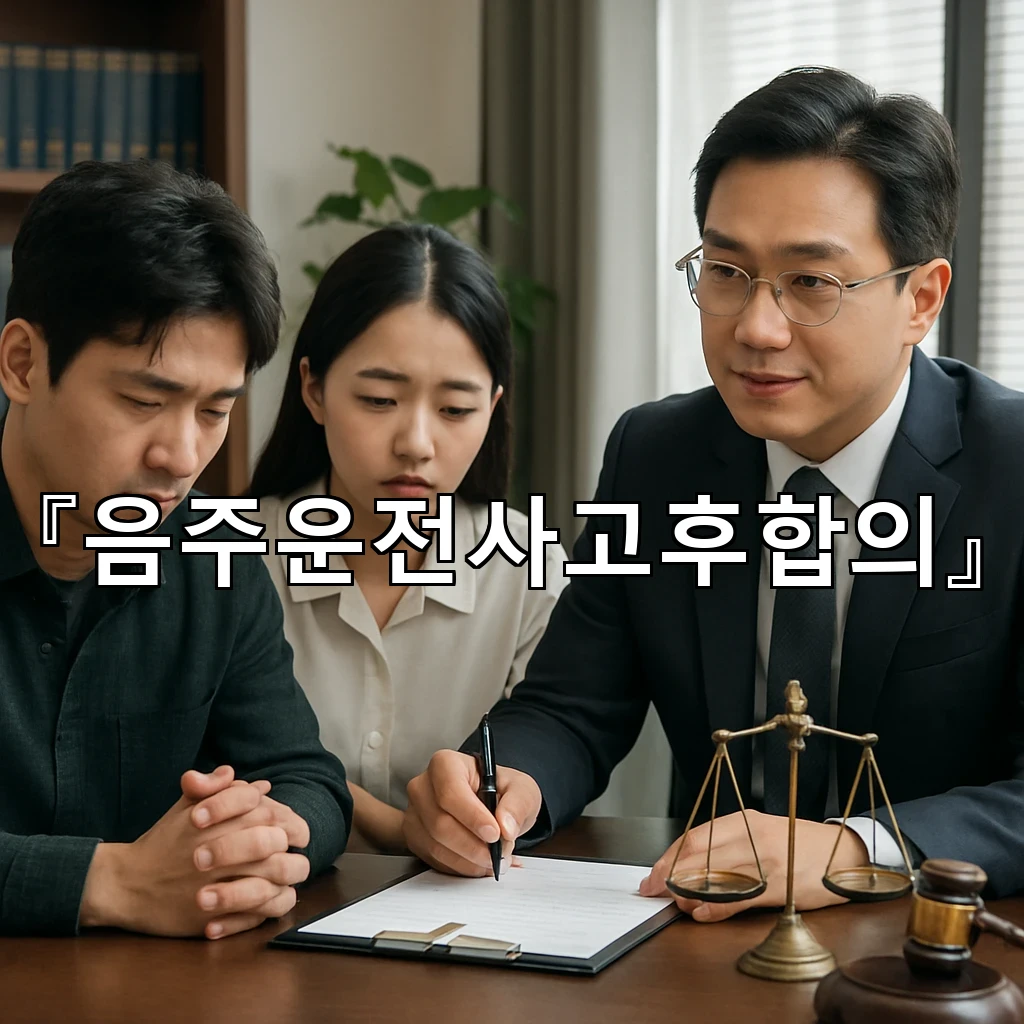 음주운전사고후합의 현장에서 바로 떠오르는 체크포인트 열두 가지