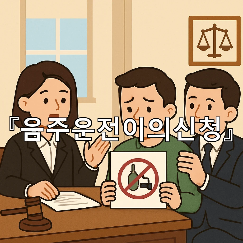 음주운전이의신청 서류 묶음을 다시 정리할 때 살펴볼 흐름
