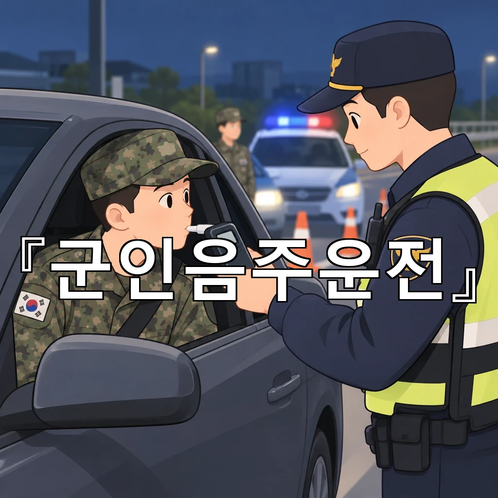 군인음주운전 복도 끝 명패 앞에서 달라지는 시선의 온도 차