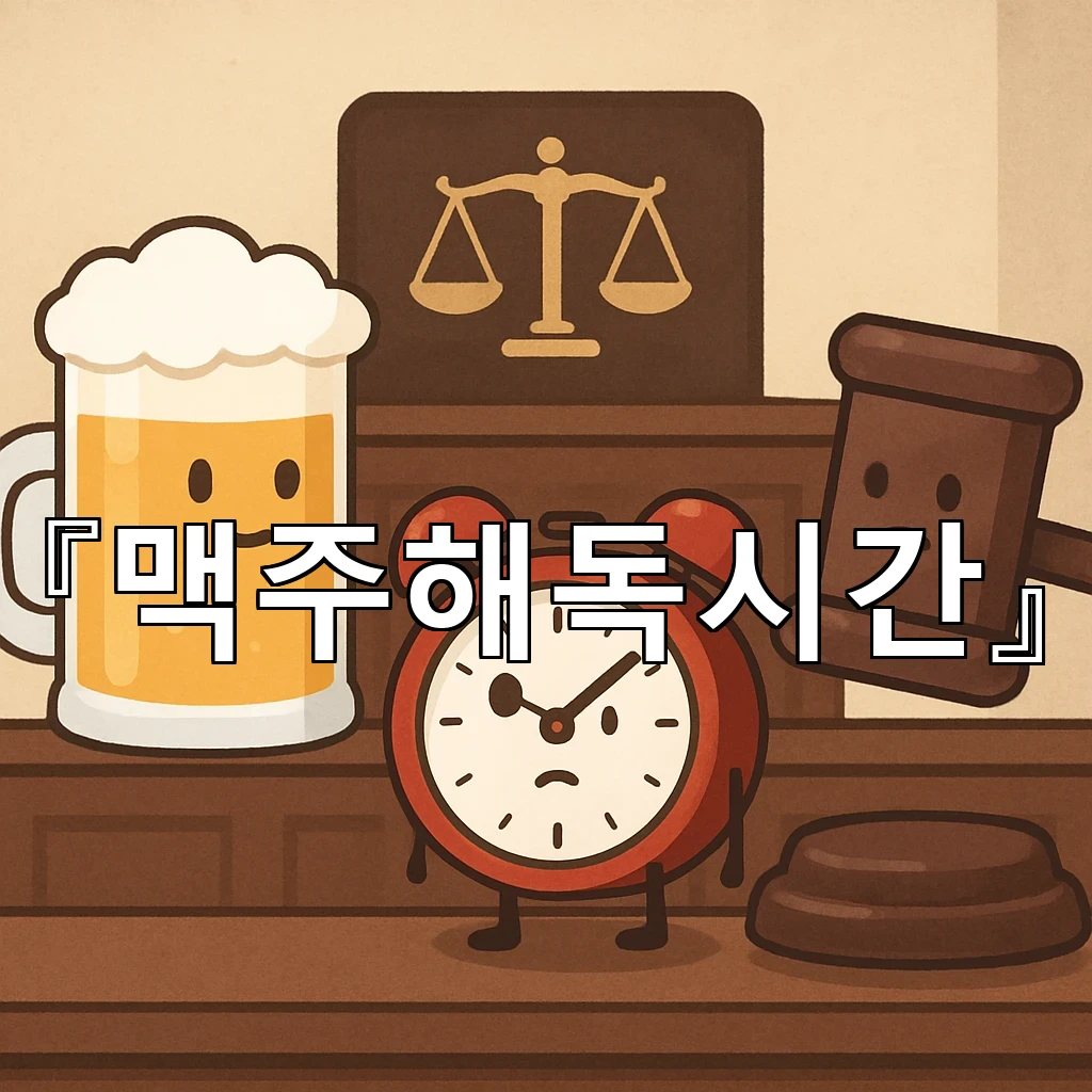 맥주해독시간 잔이 비워진 뒤 몸이 정리되는 과정을 짚어보기