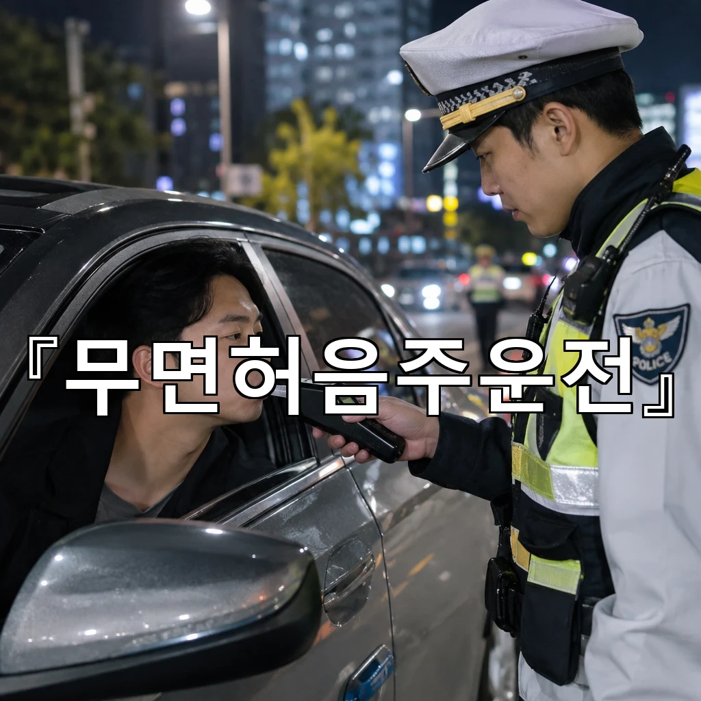 무면허음주운전 예고 없는 밤을 지나며 점검하는 생활의 결