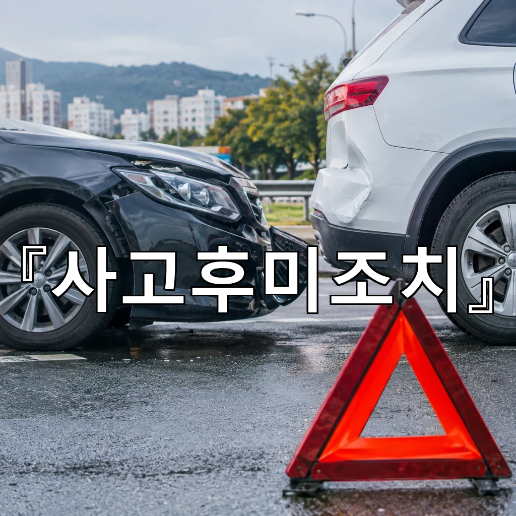 사고후미조치 멈춘 차량 주변에서 먼저 확인할 기록의 맥락 정리