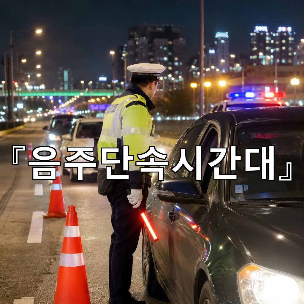 음주단속시간대 창가에 비친 불빛이 남기는 고요한 긴장감의 결