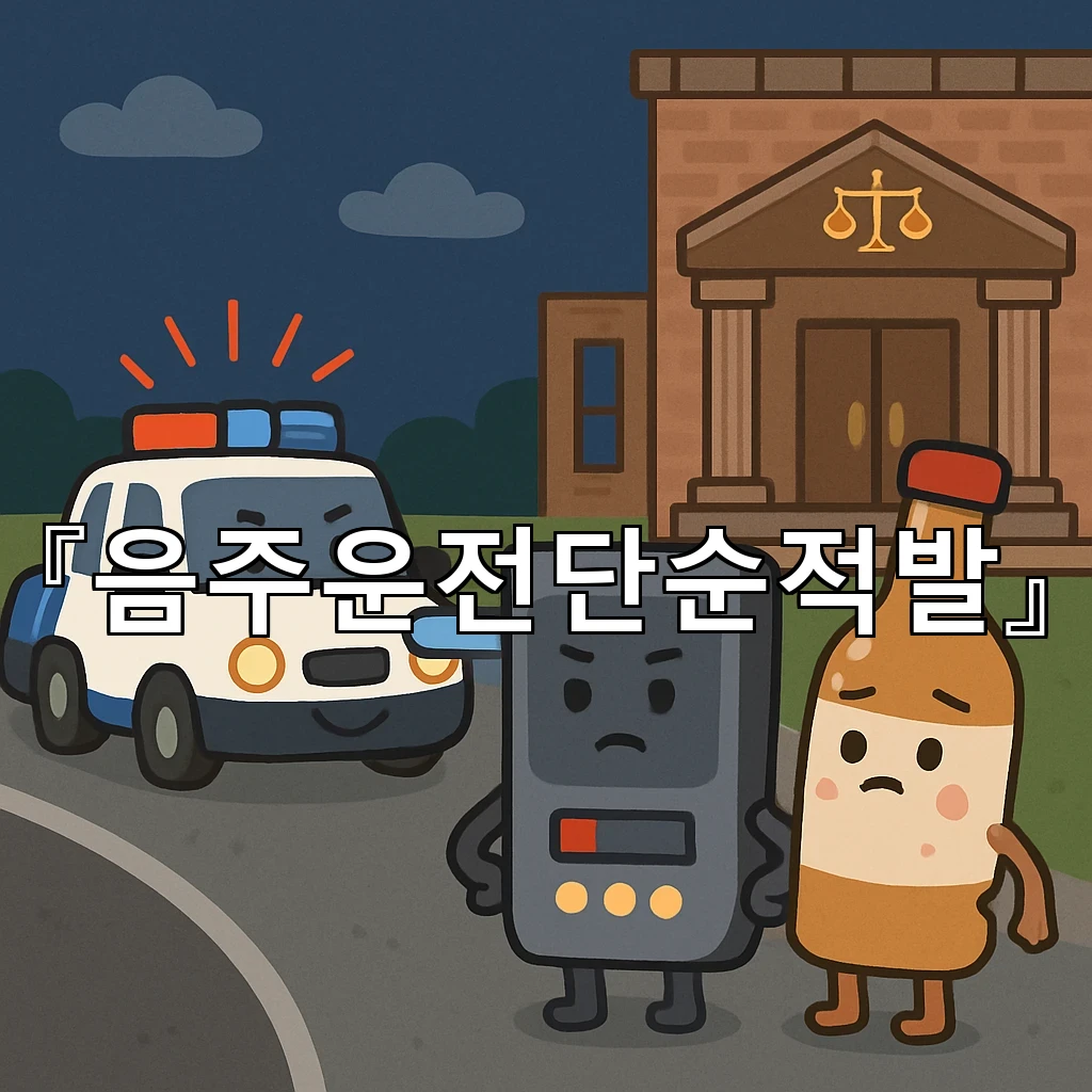 음주운전단순적발 사실을 마주한 뒤 오늘부터 바꾸는 생활의 결