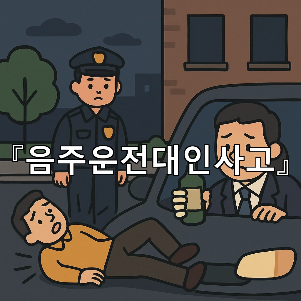 음주운전대인사고 현장에서 먼저 보는 사람과 물건의 위치 정리