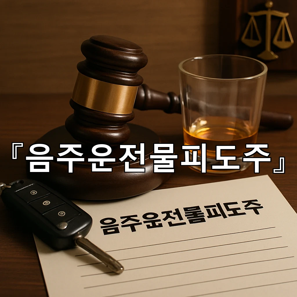 음주운전물피도주 기록의 빈칸을 채우는 오늘의 점검과 정리 방법
