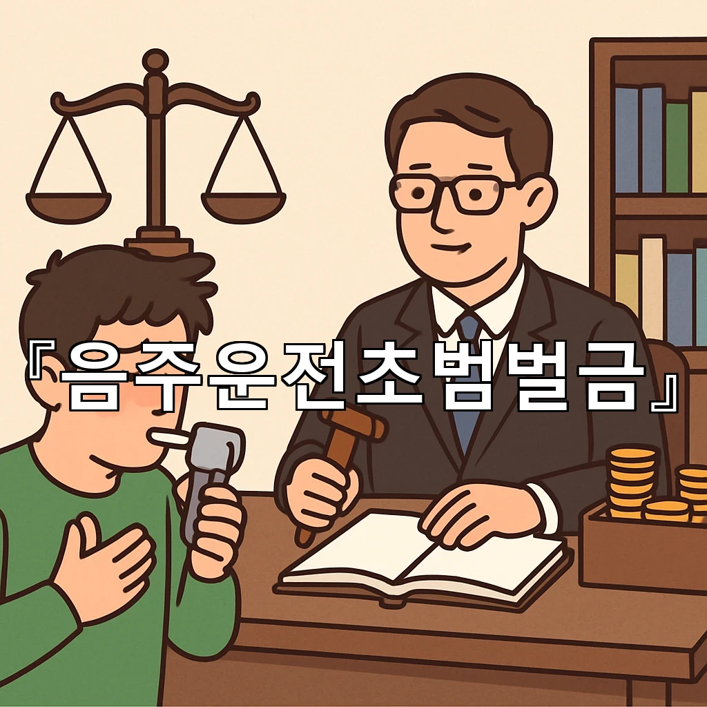음주운전초범벌금 아침 출근길에 먼저 챙길 문서와 일정 정리