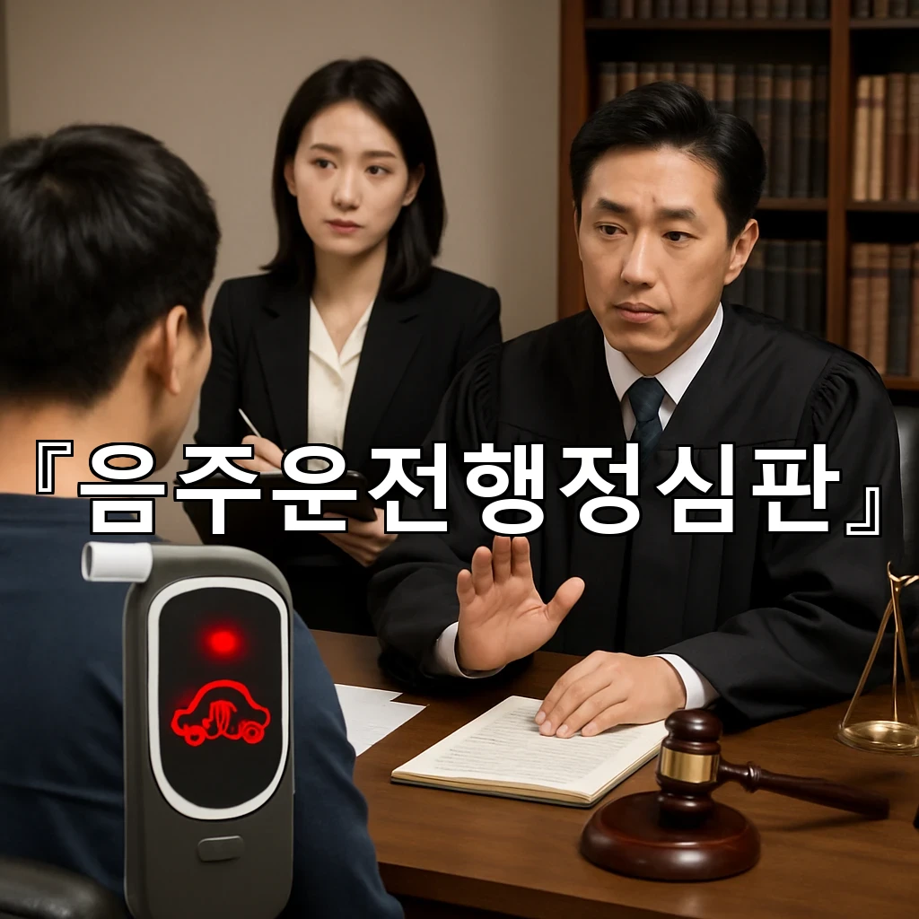 음주운전행정심판 접수 뒤 흐름을 이해하는 문서 읽기 기준 정리