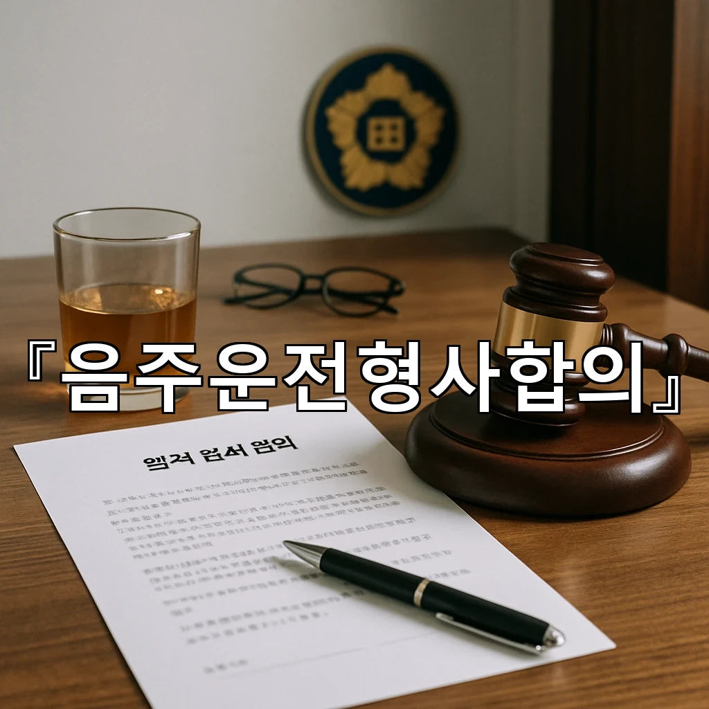 음주운전형사합의 말문이 막힐 때 먼저 세울 기준과 확인의 순서